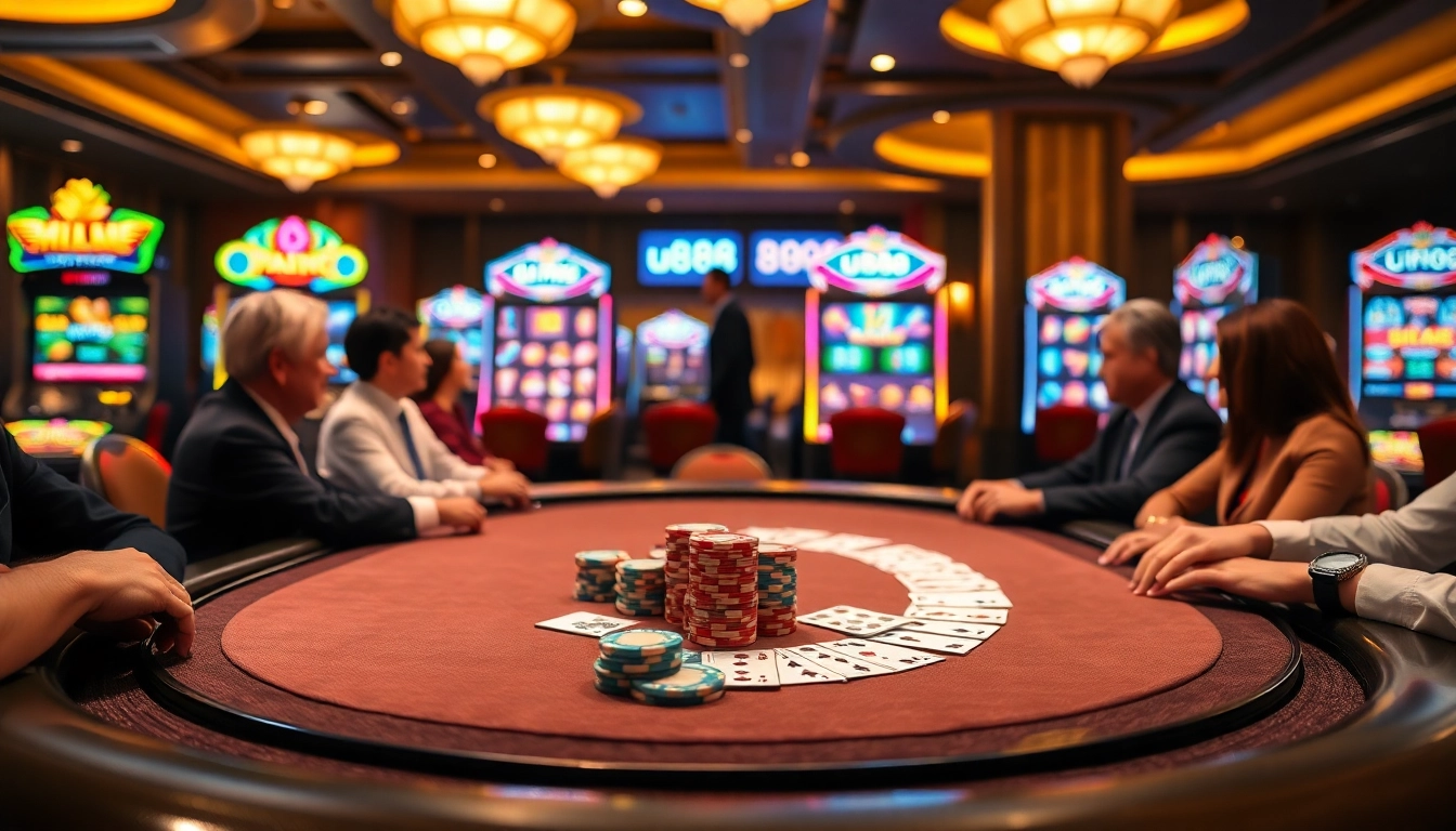Experience thrilling high-stakes poker at u888 with vibrant chips and exciting gameplay.
