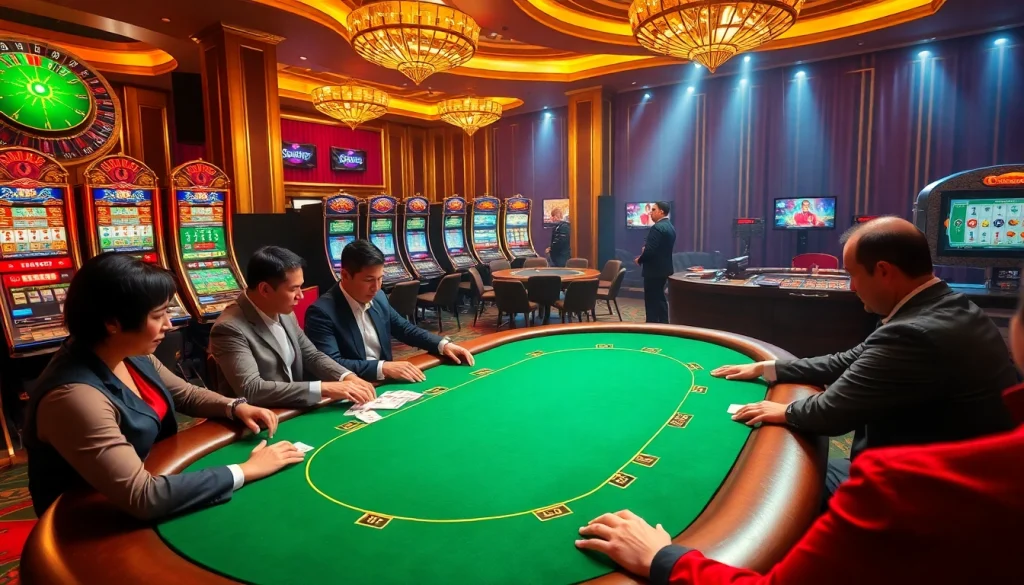 Engage in thrilling gameplay at https://mb66-t.com/ with an exciting casino atmosphere showcasing poker, roulette, and slots.