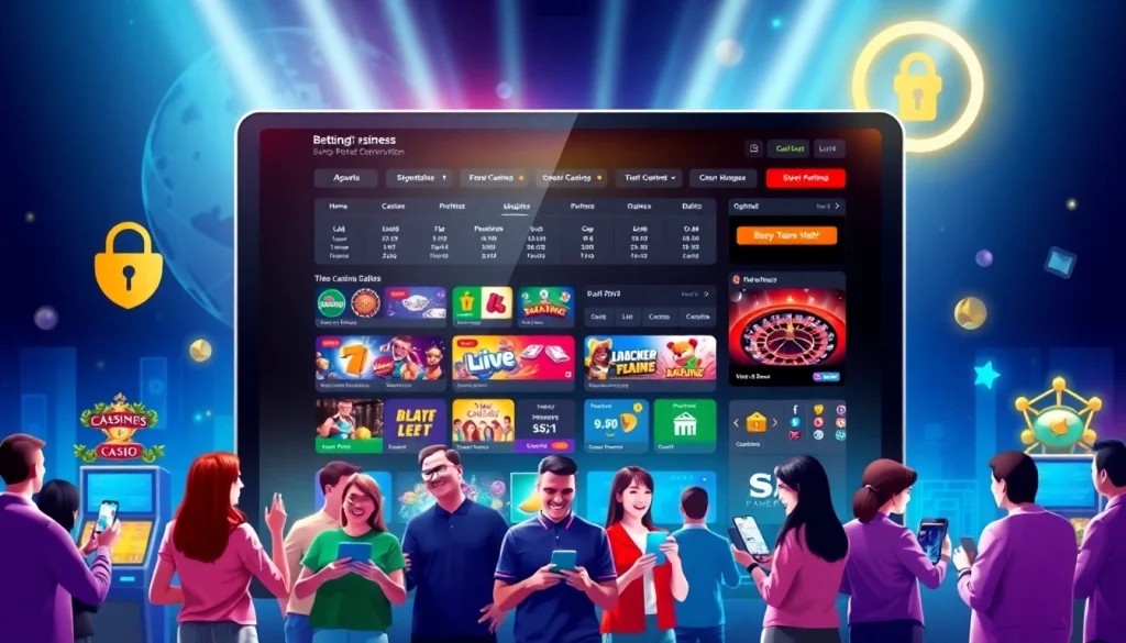 Goal123 online betting platform displaying diverse games and security features for enhanced user experience.