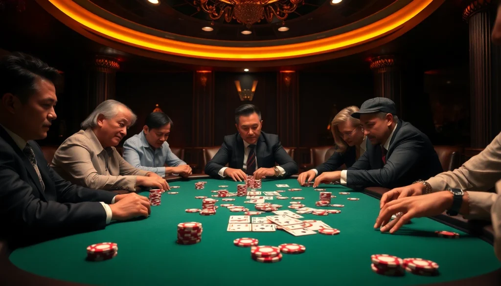 Experience thrilling poker action at https://f168.win/ with focused players and vibrant chips.