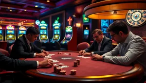 Engaging in high-stakes poker at the hidden wiki dark web themed casino table.