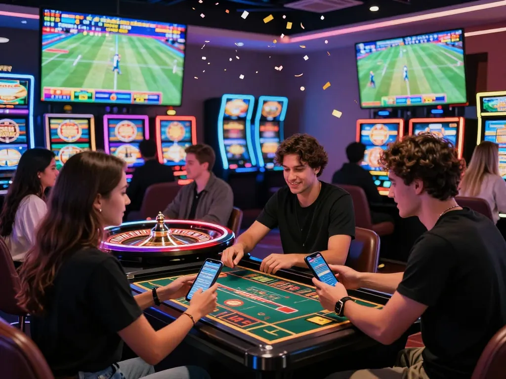 Dynamic online betting scene at Vsbet showing players engaged in various games and promotions.