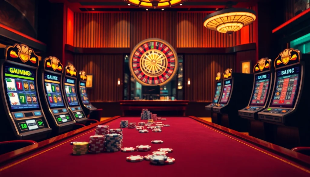 Experience thrilling online gambling at https://g28.wtf/ with luxury casino elements and vibrant gaming atmosphere.