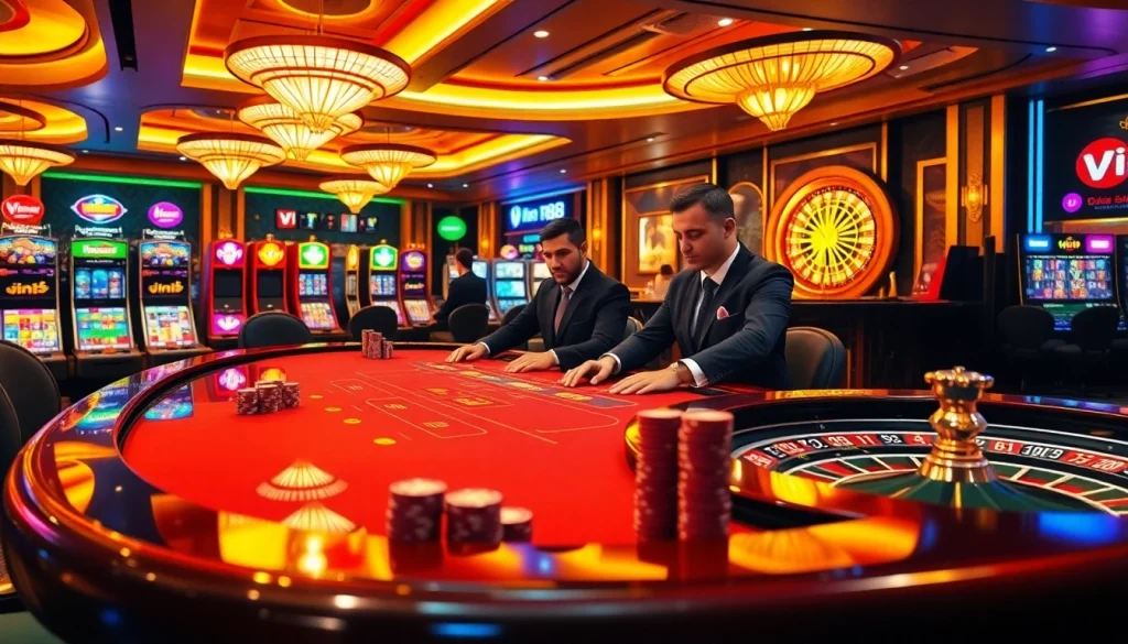 Experience the thrill of gaming at vin88 with vibrant tables and high-stakes action.