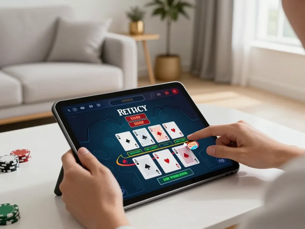 Engaging in J88 live dealer blackjack on a tablet enhances the online gaming experience.