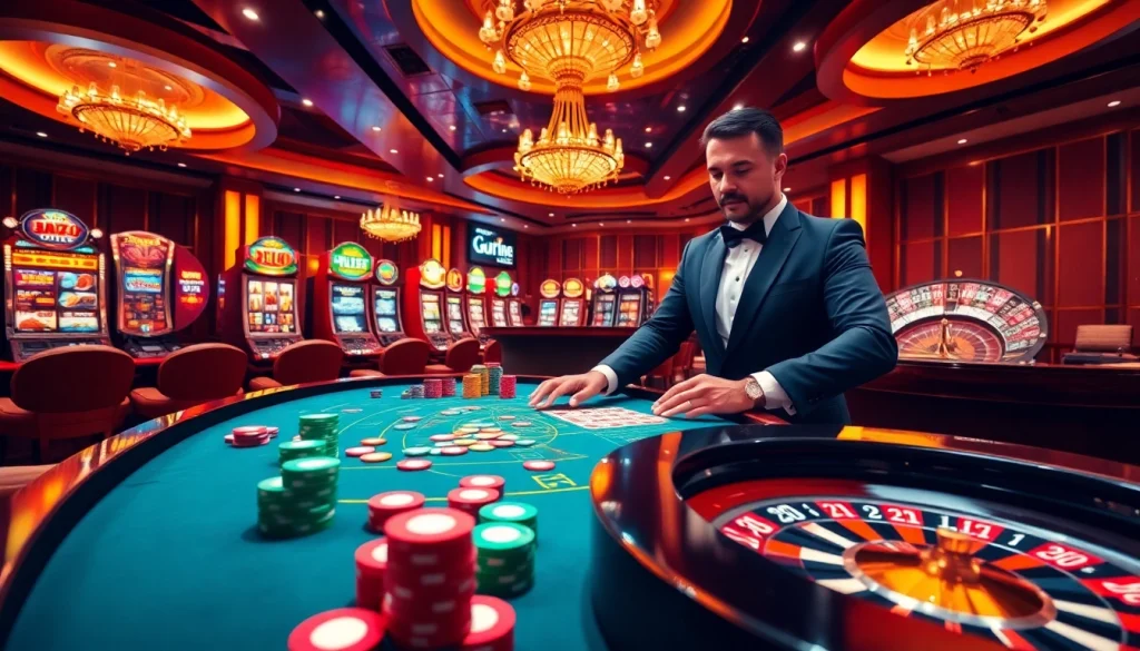 Gameplay excitement at Link Vào Nhà Cái 68VIP with vibrant casino elements.