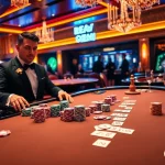 Experience the excitement of ee88 with a luxurious casino atmosphere featuring poker, roulette, and vibrant slot machines.