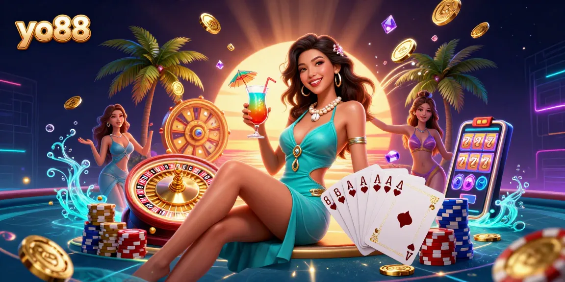 Experience the exciting world of yo88 with stunning casino visuals and vibrant gameplay elements.