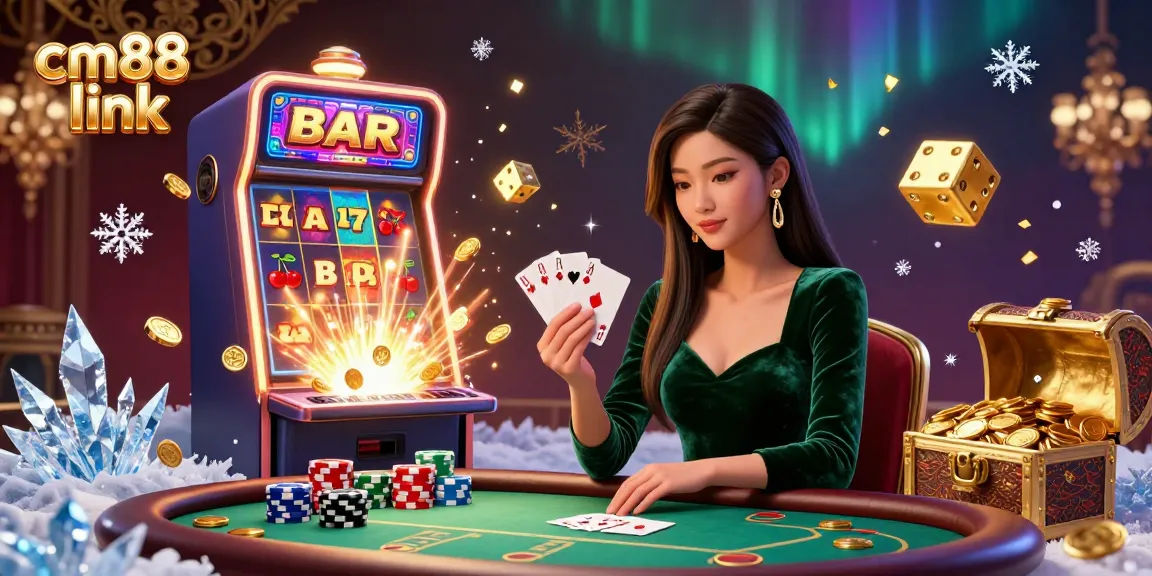 Experience thrilling gameplay with the cm88 link at a luxury poker table surrounded by excitement.
