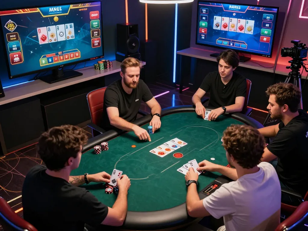 SC88 online poker players analyzing cards with betting options in a competitive gaming environment.