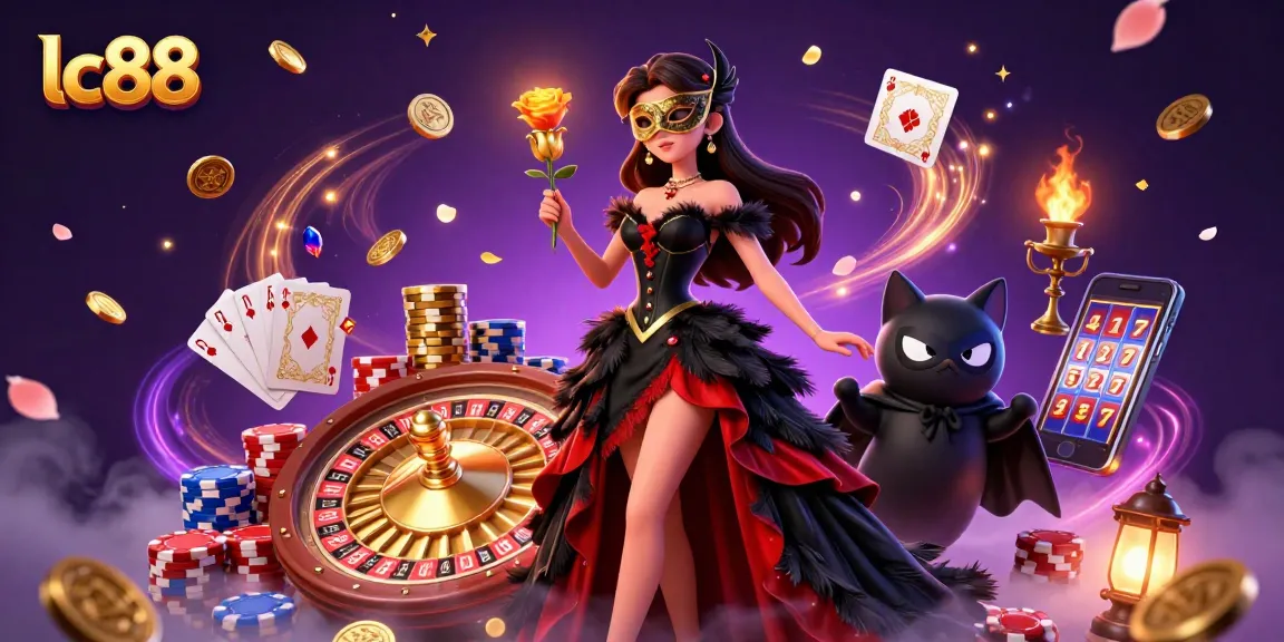 Experience thrilling games at lc88 with captivating casino elements and sparkling details.